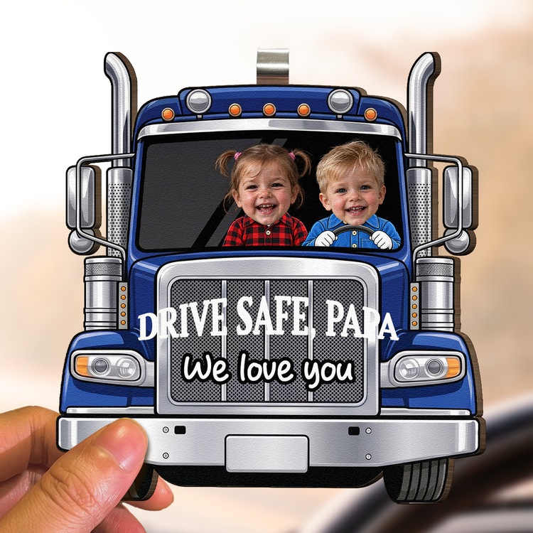Truck-Driver-Drive-Safe-We-Love-You-Personalized-Car-Visor-Clip-5