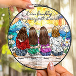 True Friendship Is A Journey Without An End - Personalized Stained Glass Window Hanging Suncatcher