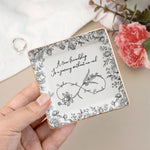 True Friendship Without An End - Personalized Jewelry Dish