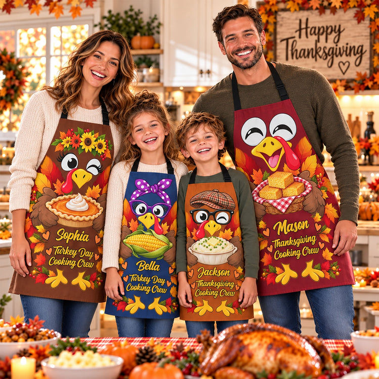 Turkey-Day-Cooking-Crew-Matching-Family-Friendsgiving-Group-Thanksgiving-Party-Personalized-Apron-1