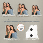 Turn Your Photo Into Art - Besties Forever, Friendship Thank You Gift - Personalized Magnet