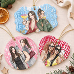 Turn Your Photo Into Watercolor Art - Best B*Tches Friendship Gifts - Personalized Ornament