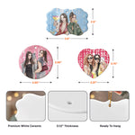 Turn Your Photo Into Watercolor Art - Best B*Tches Friendship Gifts - Personalized Ornament