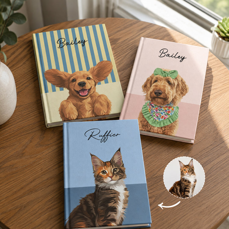 Turn-Pet's-Photo-Into-Artwork-For-Dog-Mom,-Cat-Mom-Personalized-Journal-1