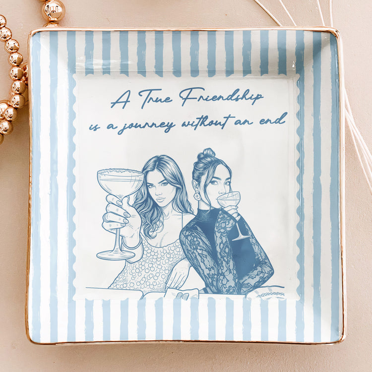 Turn-Photo-Into-Art-&-Custom-Friendship-Quote-Stripe-Vintage-Cottage-Personalized-Jewelry-Dish-2