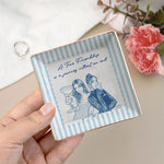 Turn-Photo-Into-Art-&-Custom-Friendship-Quote-Stripe-Vintage-Cottage-Personalized-Jewelry-Dish-6