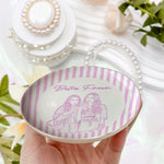 Turn-Photo-Into-Art-&-Custom-Friendship-Quote-Stripe-Vintage-Cottage-Personalized-Jewelry-Dish-8