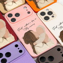 Turn-Photo-Into-Faceless-Art-For-Mom,-Daughter,-1st-Mother's-Day-Gift-Personalized-Phone-Case-4