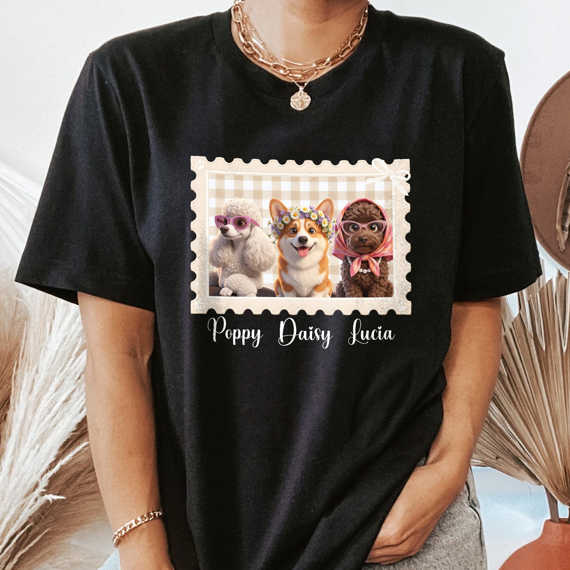 Turn-Your-Pet-Photo-Into-Cartoon-For-Dog-Mom,-Cat-Mom-Personalized-Shirt-5