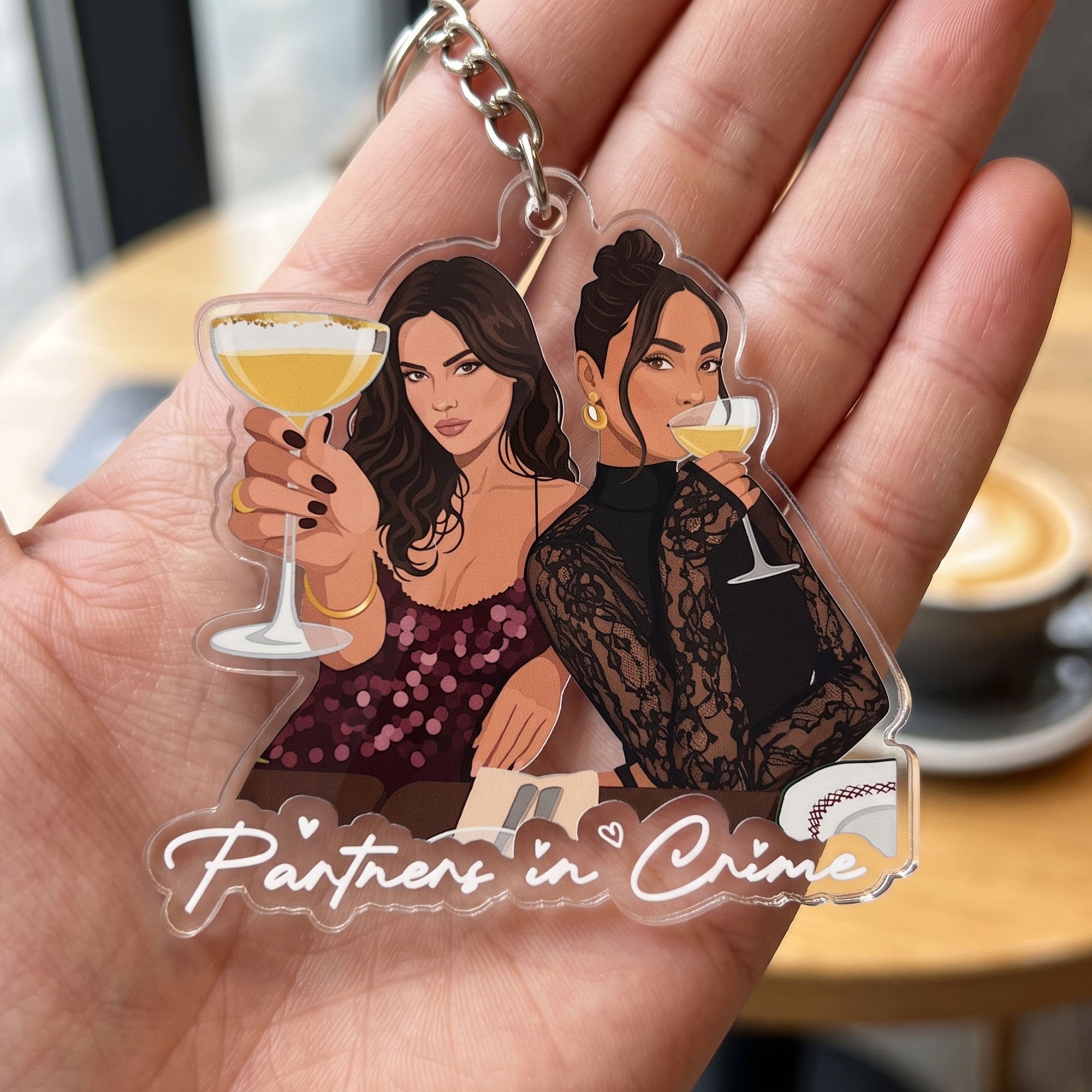 Turn-Your-Photo-Into-Art-Besties-Forever,-Friendship-Thank-You-Gift-Personalized-Keychain-4