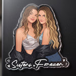 Turn-Your-Photo-Into-Art-Besties-Forever,-Friendship-Thank-You-Gift-Personalized-Magnet-2