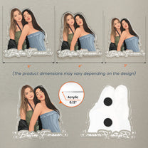 Turn-Your-Photo-Into-Art-Besties-Forever,-Friendship-Thank-You-Gift-Personalized-Magnet-5