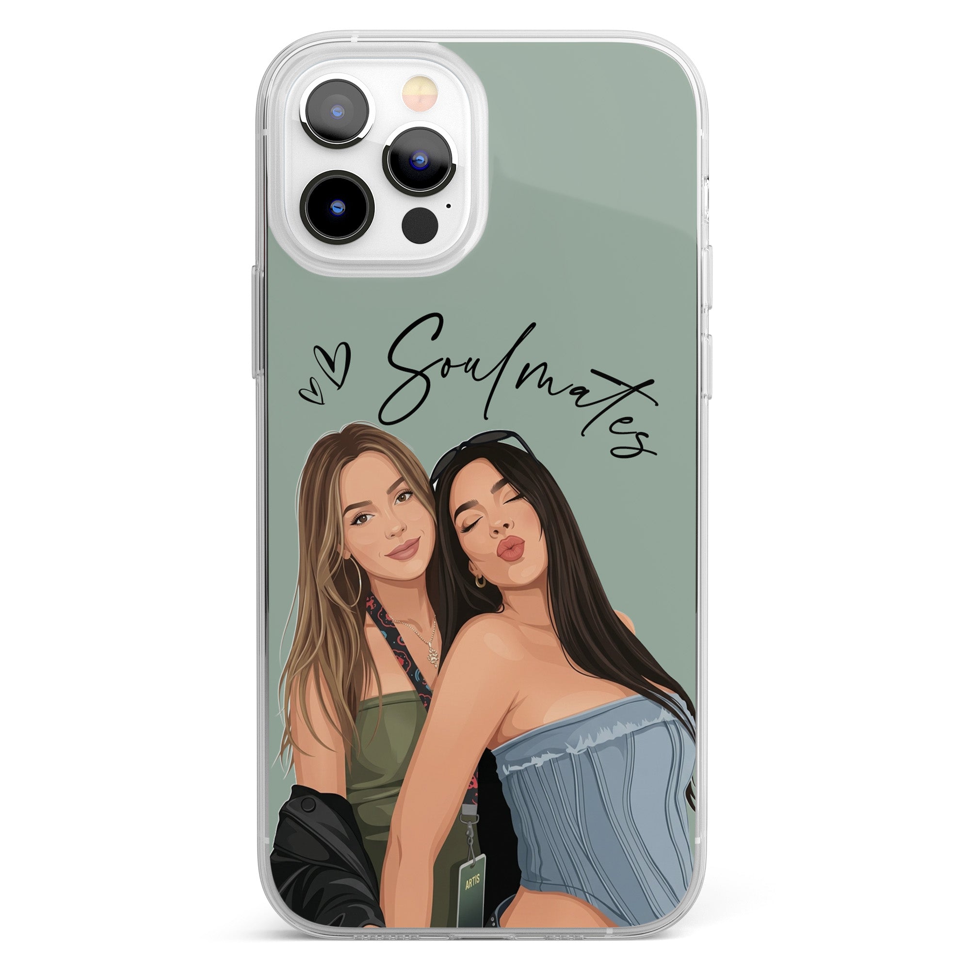 Turn-Your-Photo-Into-Art-Besties-Forever,-Friendship-Thank-You-Gift-Personalized-Phone-Case-2