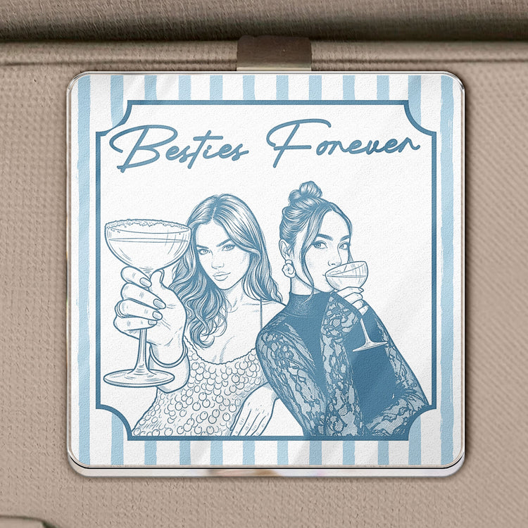 Turn-Your-Photo-Into-Art-Friendship-Thank-You-Gift-For-Besties,-Sisters-Personalized-Car-Visor-Clip-2
