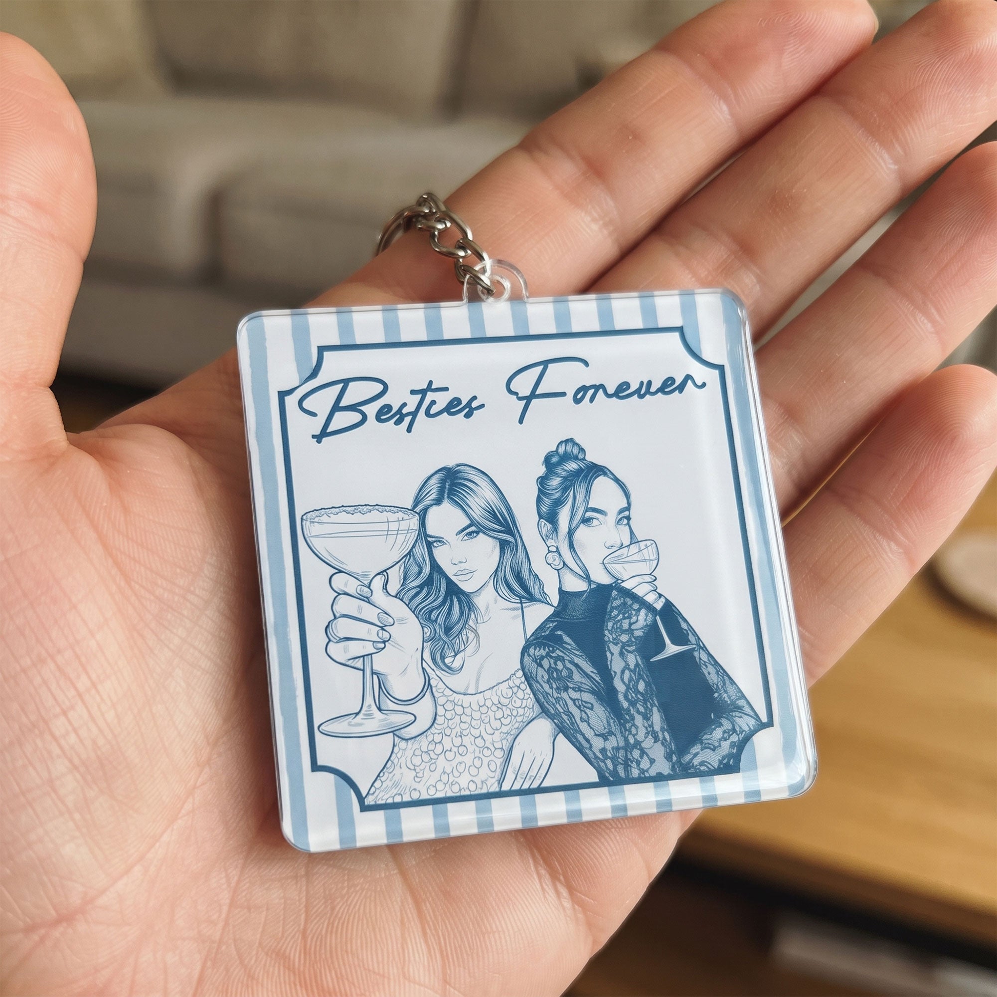 Turn-Your-Photo-Into-Art-Friendship-Thank-You-Gift-For-Besties,-Sisters-Personalized-Keychain-3