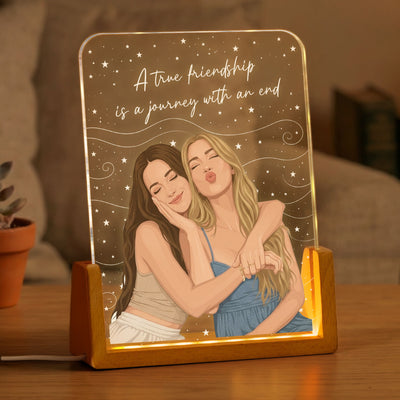 Turn Your Photo Into Art - Friendship Thank You Gifts - Personalized Night Light