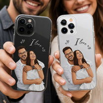 Turn-Your-Photo-Into-Art-Matching-Clear-Phone-Case-For-Him,-Her-Personalized-Phone-Case-1