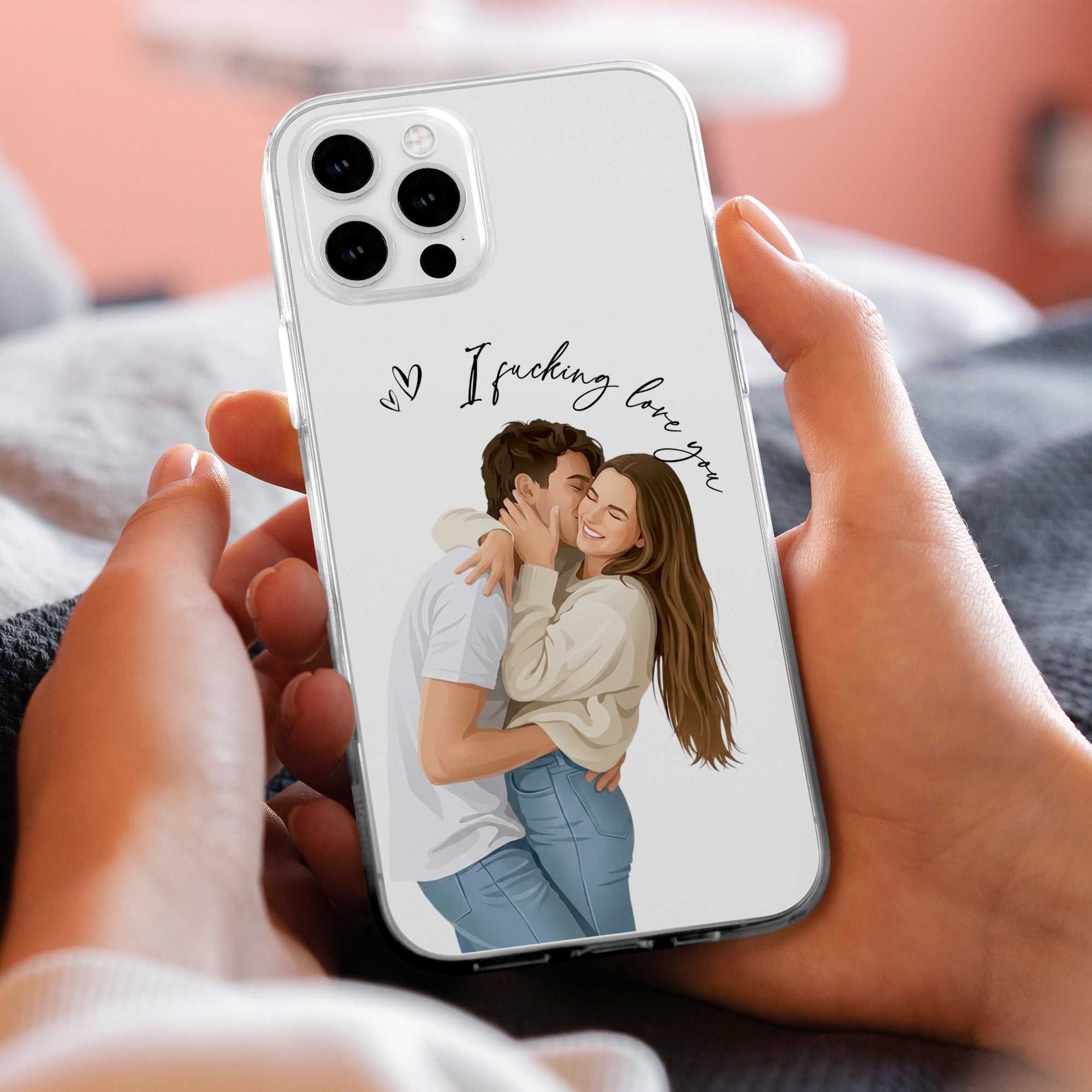 Turn-Your-Photo-Into-Art-Matching-Clear-Phone-Case-For-Him,-Her-Personalized-Phone-Case-2