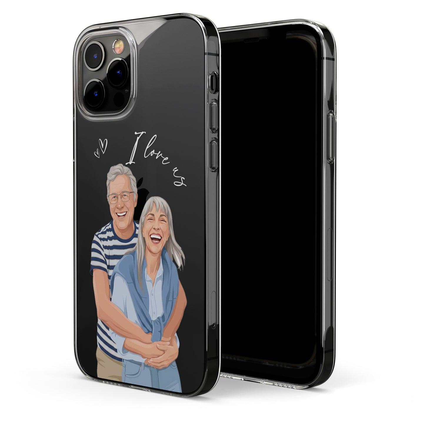 Turn-Your-Photo-Into-Art-Matching-Clear-Phone-Case-For-Him,-Her-Personalized-Phone-Case-3