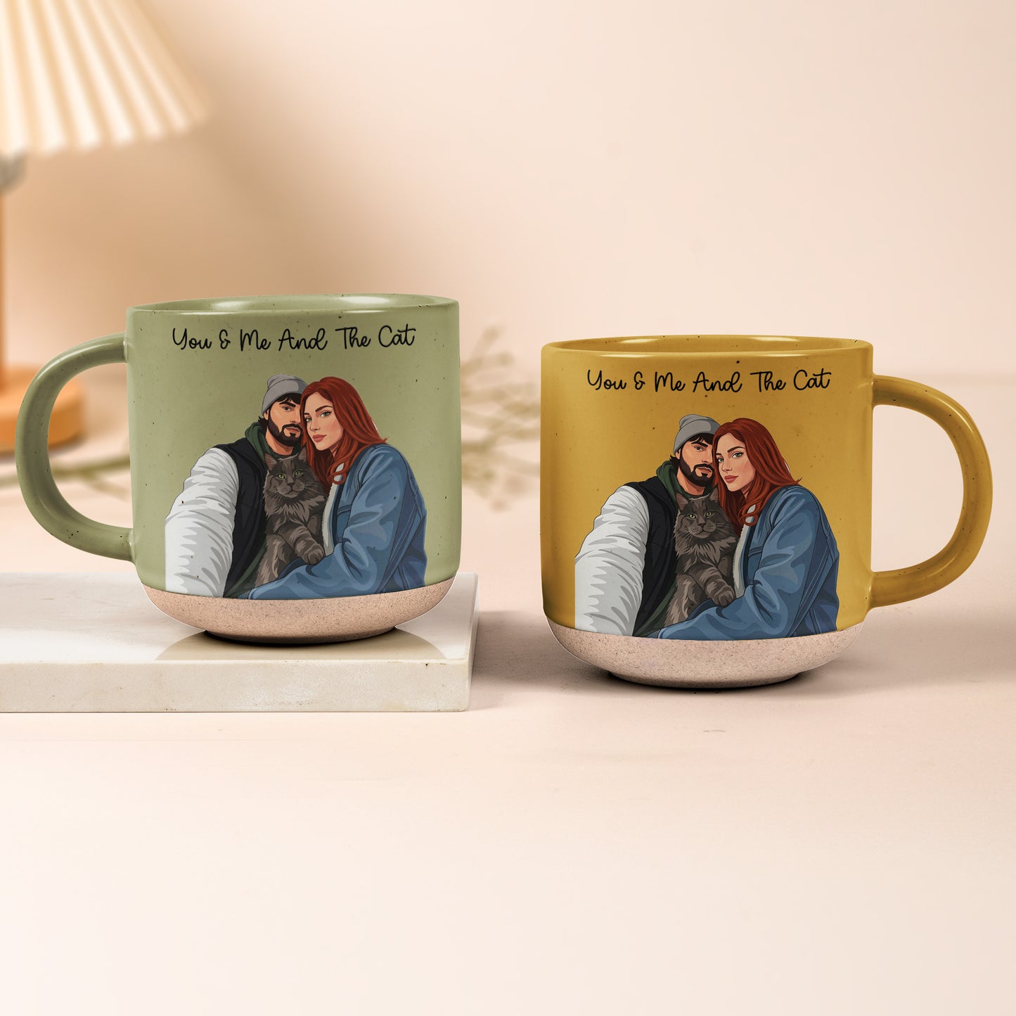 Turn-Your-Photo-Into-Art-You-&-Me-And-The-Dogs,-Cats-For-Couples-Personalized-Mugs-2