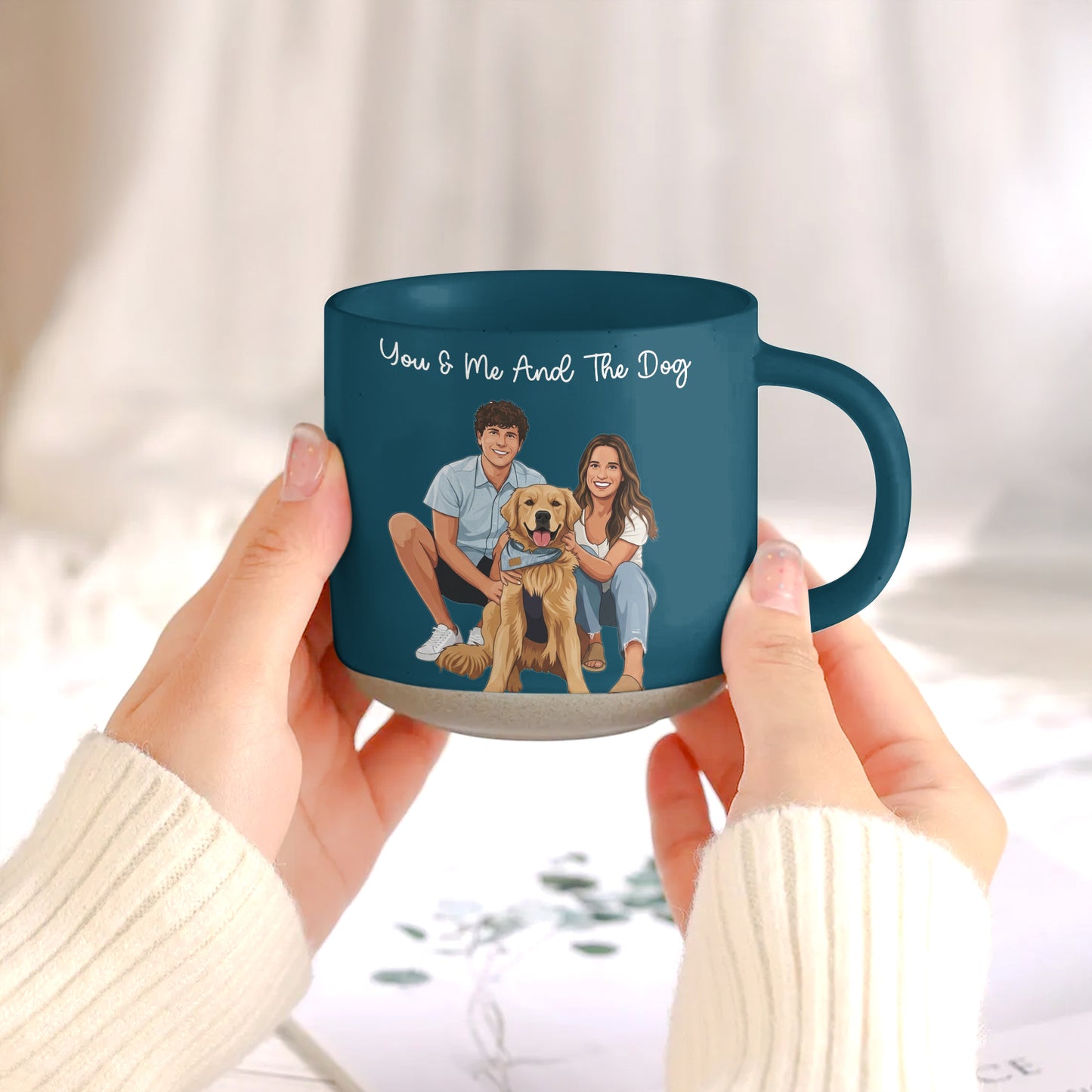 Turn-Your-Photo-Into-Art-You-&-Me-And-The-Dogs,-Cats-For-Couples-Personalized-Mugs-5