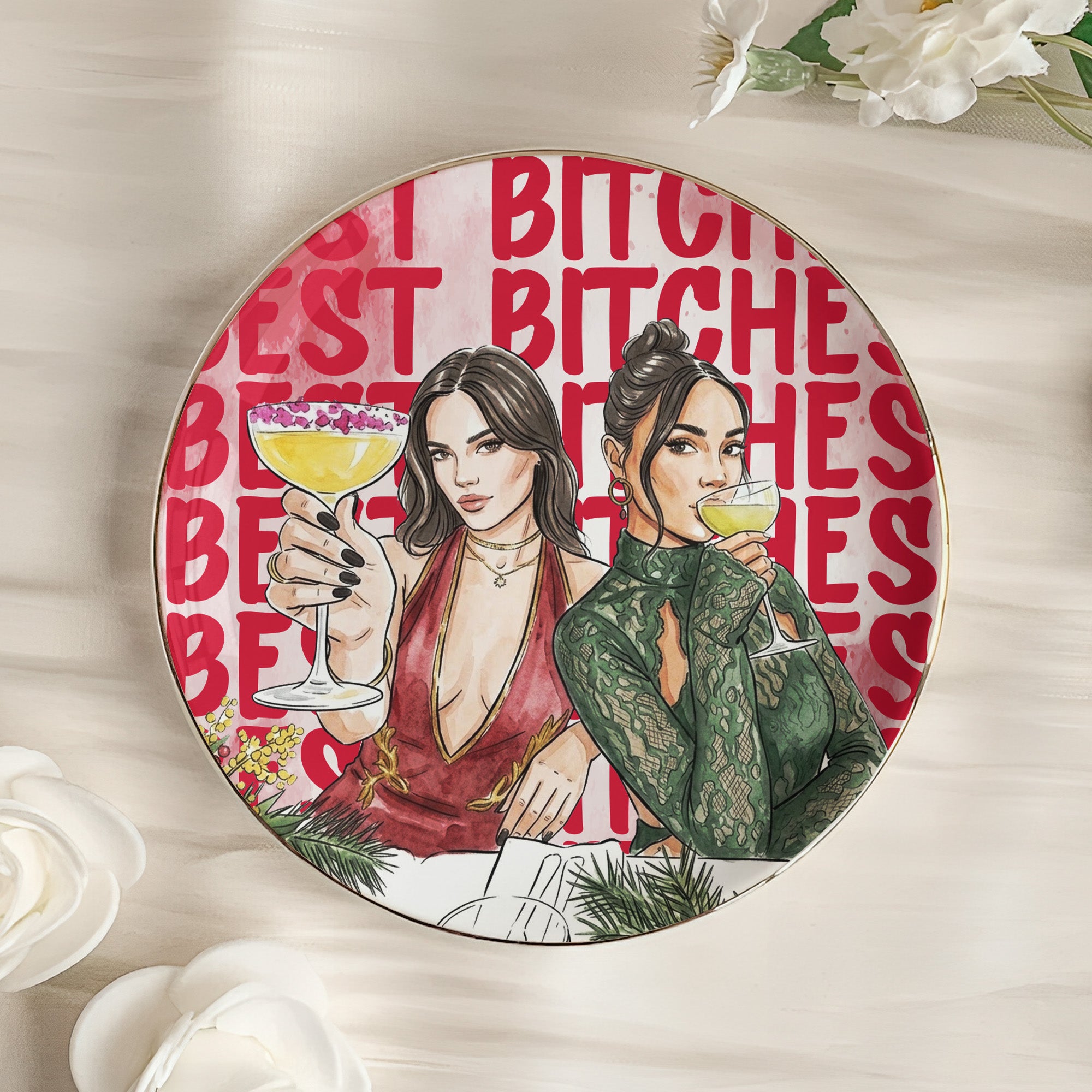 Turn-Your-Photo-Into-Watercolor-Art-Best-BTches-Friendship-Gifts-Personalized-Jewelry-Dish-2
