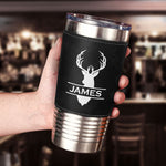 Turns Out I Like You A Lot More - Fun Gift For Him - Personalized 20oz Leather Wrapped Tumbler