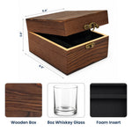 Turns Out I Like You A Lot More Than I Had Originally Planned - Fun Anniversary Gift For Him - Personalized Whiskey Glass Set
