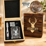 Turns Out I Like You A Lot More Than I Had Originally Planned - Fun Anniversary Gift For Him - Personalized Whiskey Glass Set