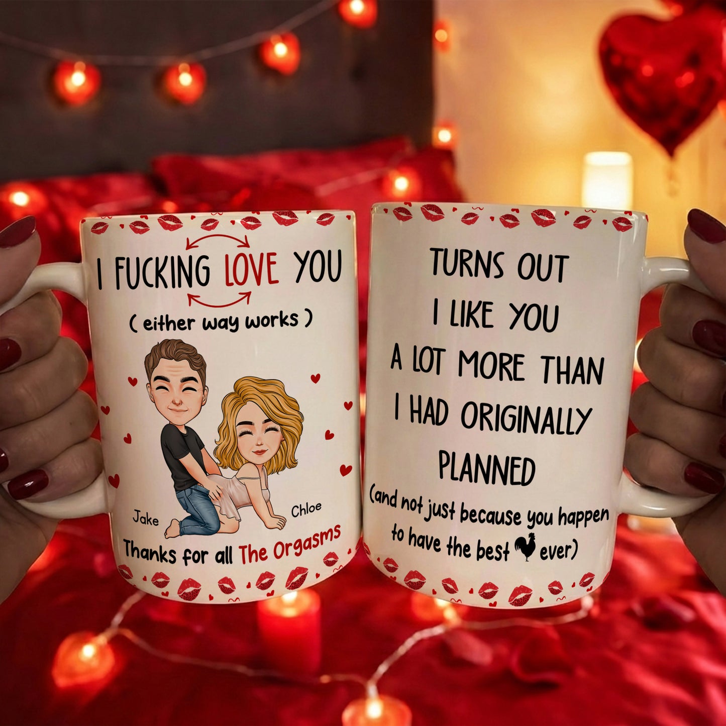 Turns Out I Like You A Lot More Than I Had Originally Planned - Funny Gift For Him - Personalized Mug