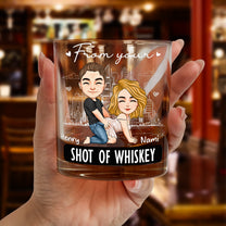 Turns Out I Like You A Lot Valentine's Day Anniversary Gift For Him - Personalized Whiskey Glass