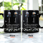 Two Flowers Different Roots Blooming Together Friendship Forever - Personalized Mug
