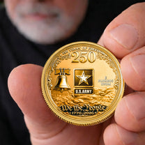 U.S. Veteran 250 Years Of Freedom - Personalized Coin
