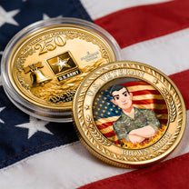 U.S. Veteran 250 Years Of Freedom - Personalized Coin