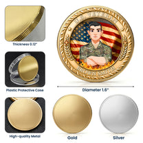 U.S. Veteran 250 Years Of Freedom - Personalized Coin