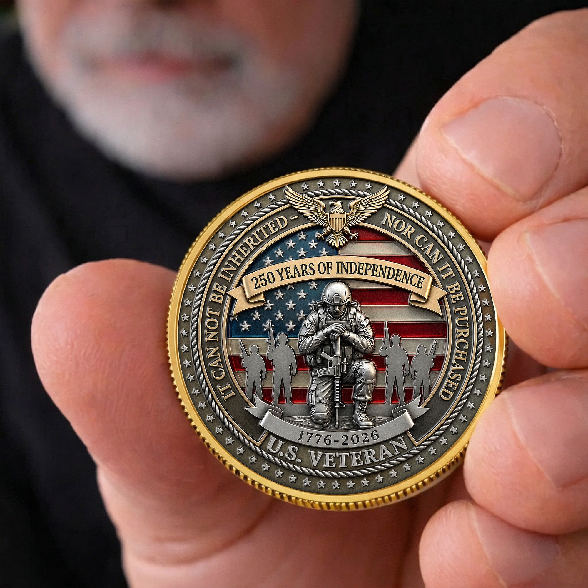 US Veteran 250 Years - Coin