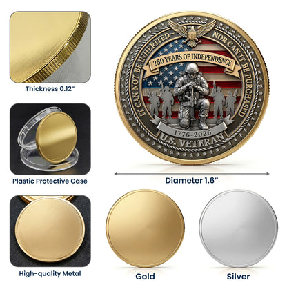 US Veteran 250 Years - Coin