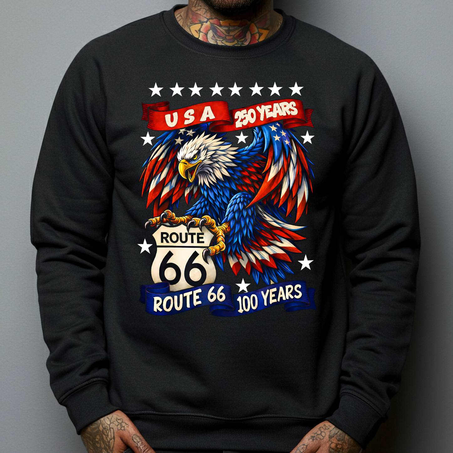 USA 250 Route 66 100 Years - Shirt