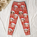 Ugly Pattern Custom Photo Family - Personalized Photo Sweatpants