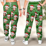 Ugly Pattern Custom Photo Family - Personalized Photo Sweatpants