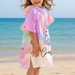 Unicorn Alphabet - Personalized Kids Hooded Towel