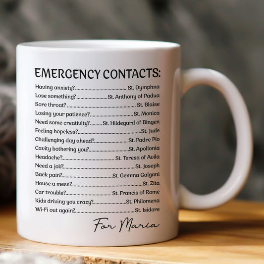 Unique Catholic Confirmation Gifts - Personalized Mug