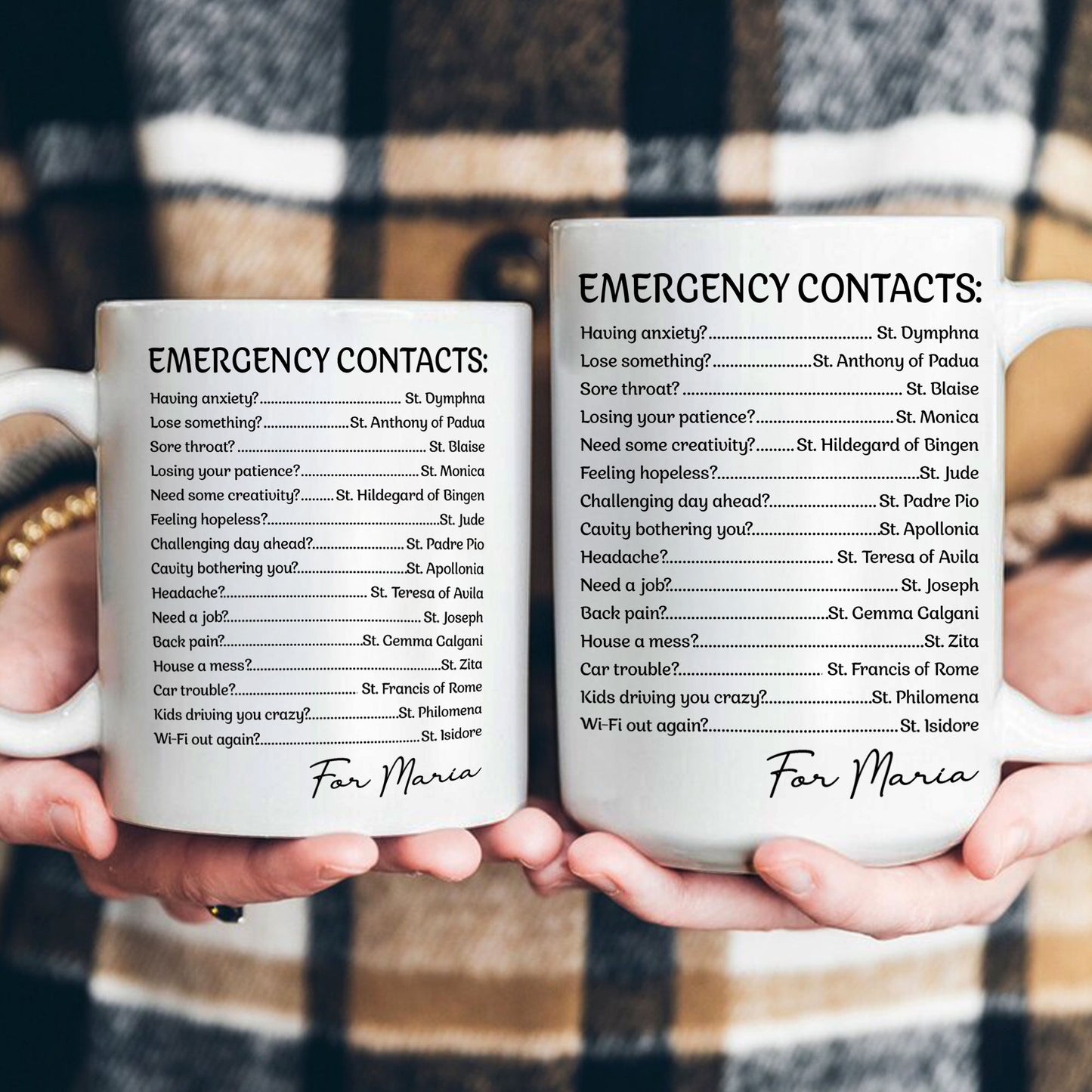 Unique Catholic Confirmation Gifts - Personalized Mug