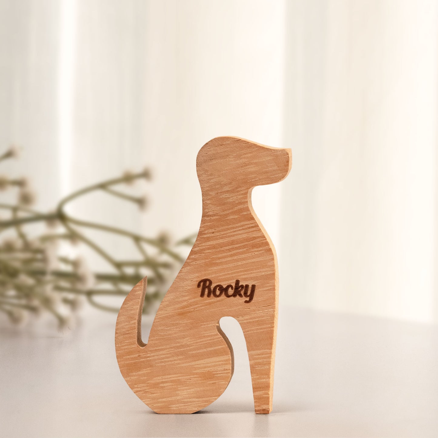 Unique Gift For Dog Lovers - Personalized Wood Sculpture