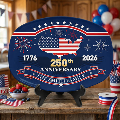 United States 250Th Anniversary - Personalized Platter