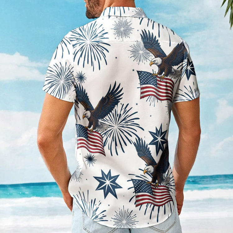 United_States_250_Anniversary_Eagle_Usa_Flag_Personalized_Hawaiian_Shirt_3