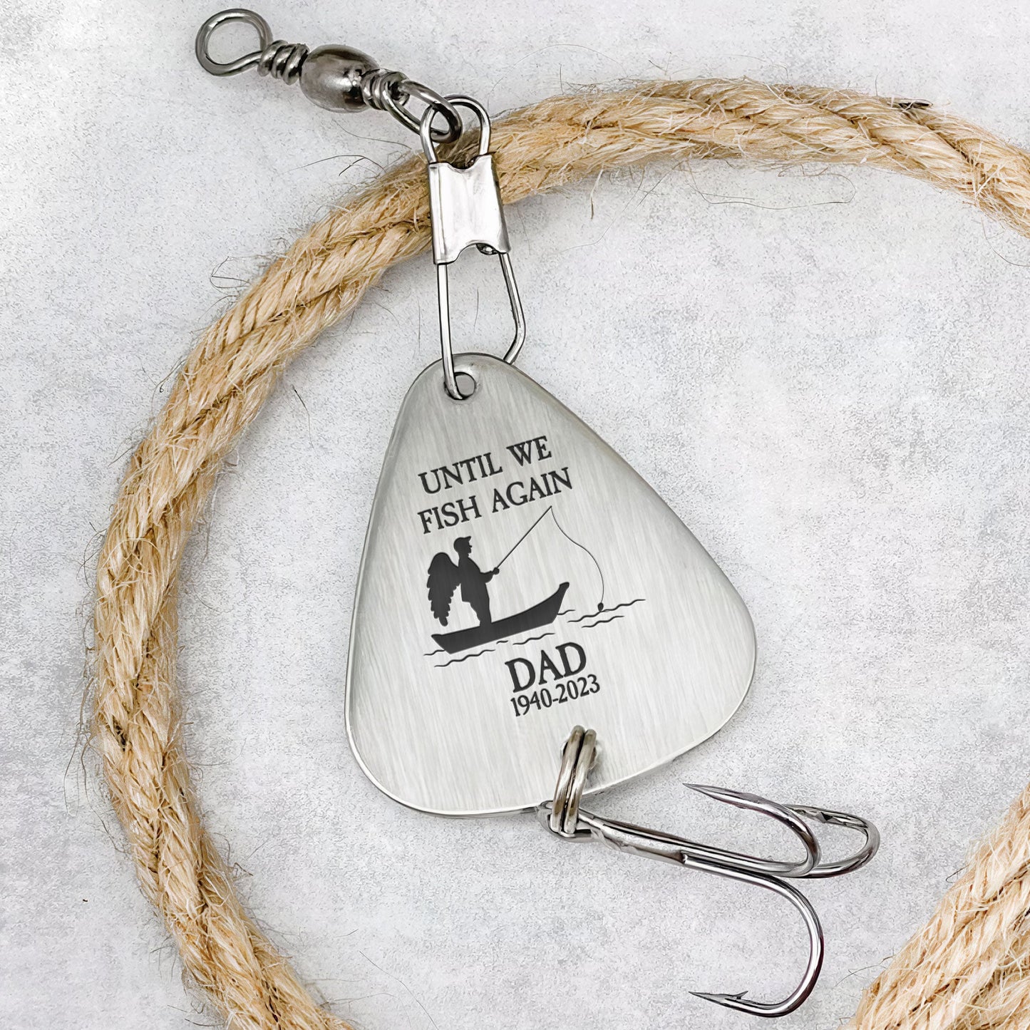 custom fishing lure gift Until We Fish Again
