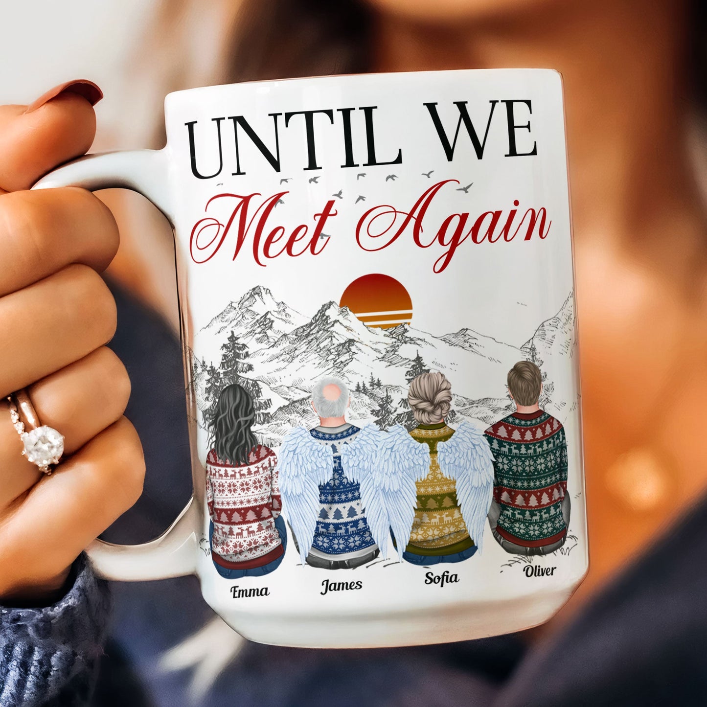 Until We Meet Again Memorial Gift - Personalized Mug