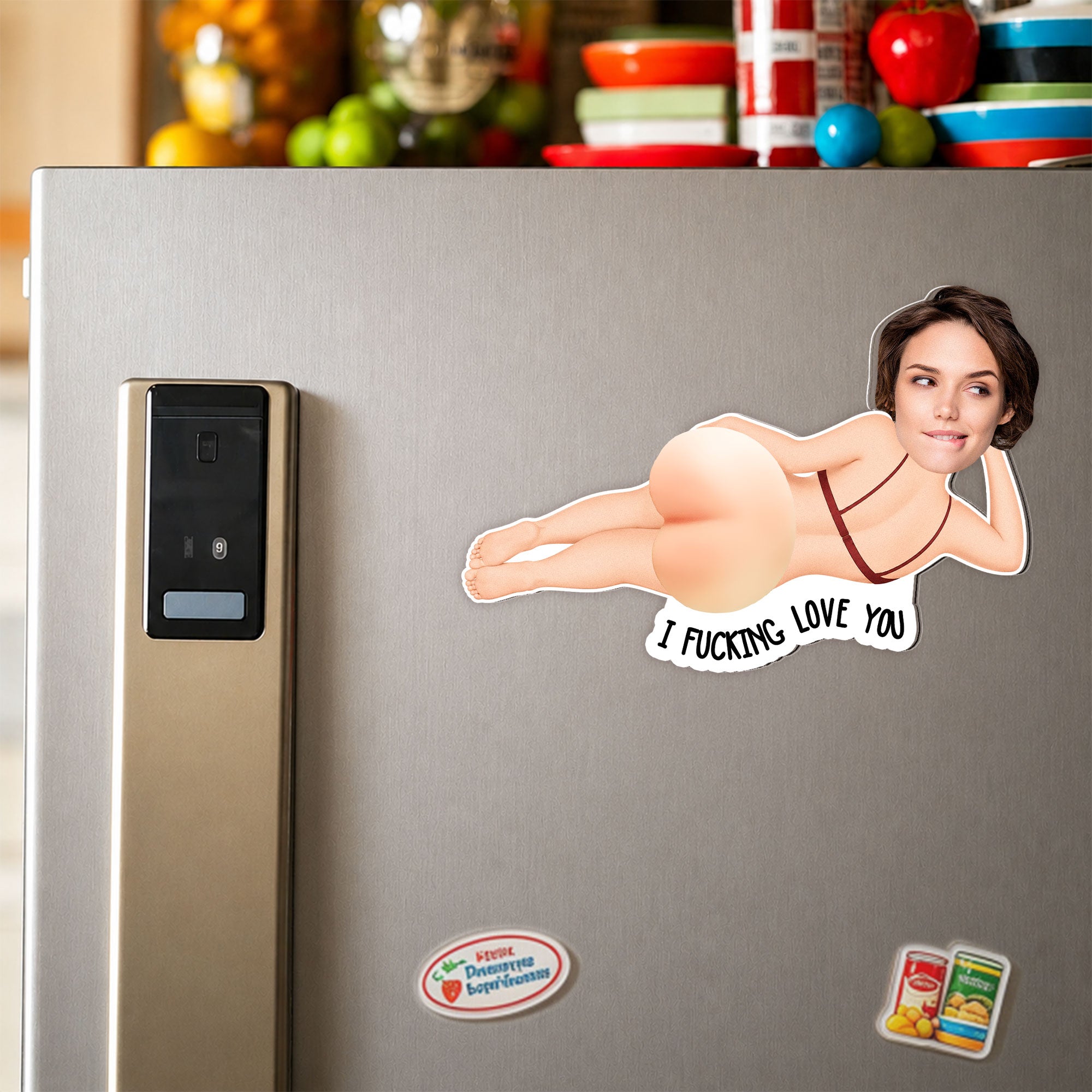 Upload-Face-3D-Funny-Squishy-Gift-For-Him,-Husband,-Boyfriend--Personalized-Fridge-Magnet-2