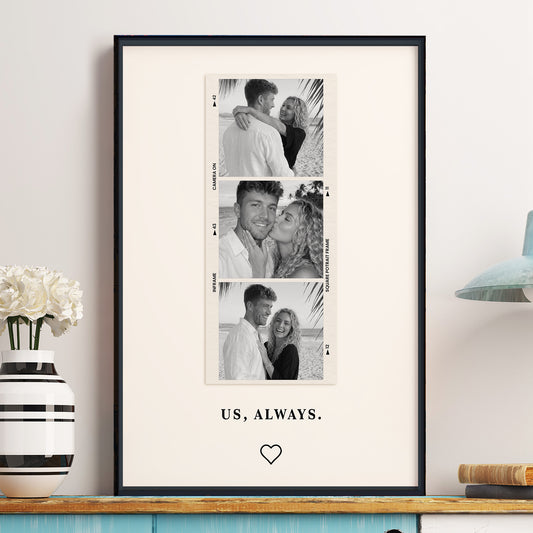 Us Always Couple Anniversary Valentine's Day Gift - Personalized Photo Poster